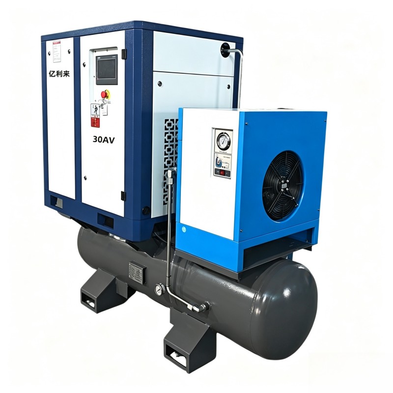 Máy nén khí một tầng tốc độ cố định 22kW 4 trong 1
