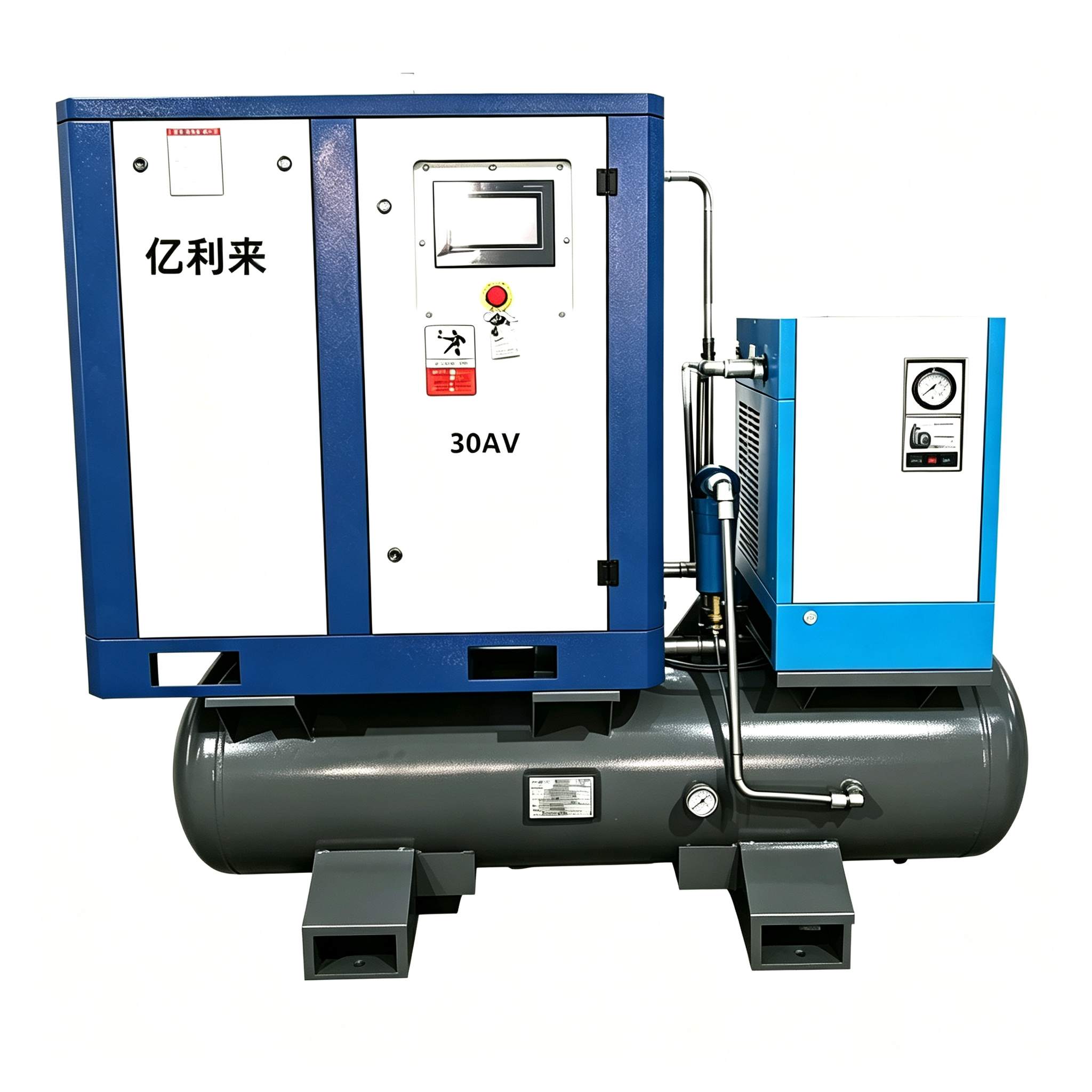 Máy nén khí tốc độ cố định 4 trong 1 áp suất cao 22kW