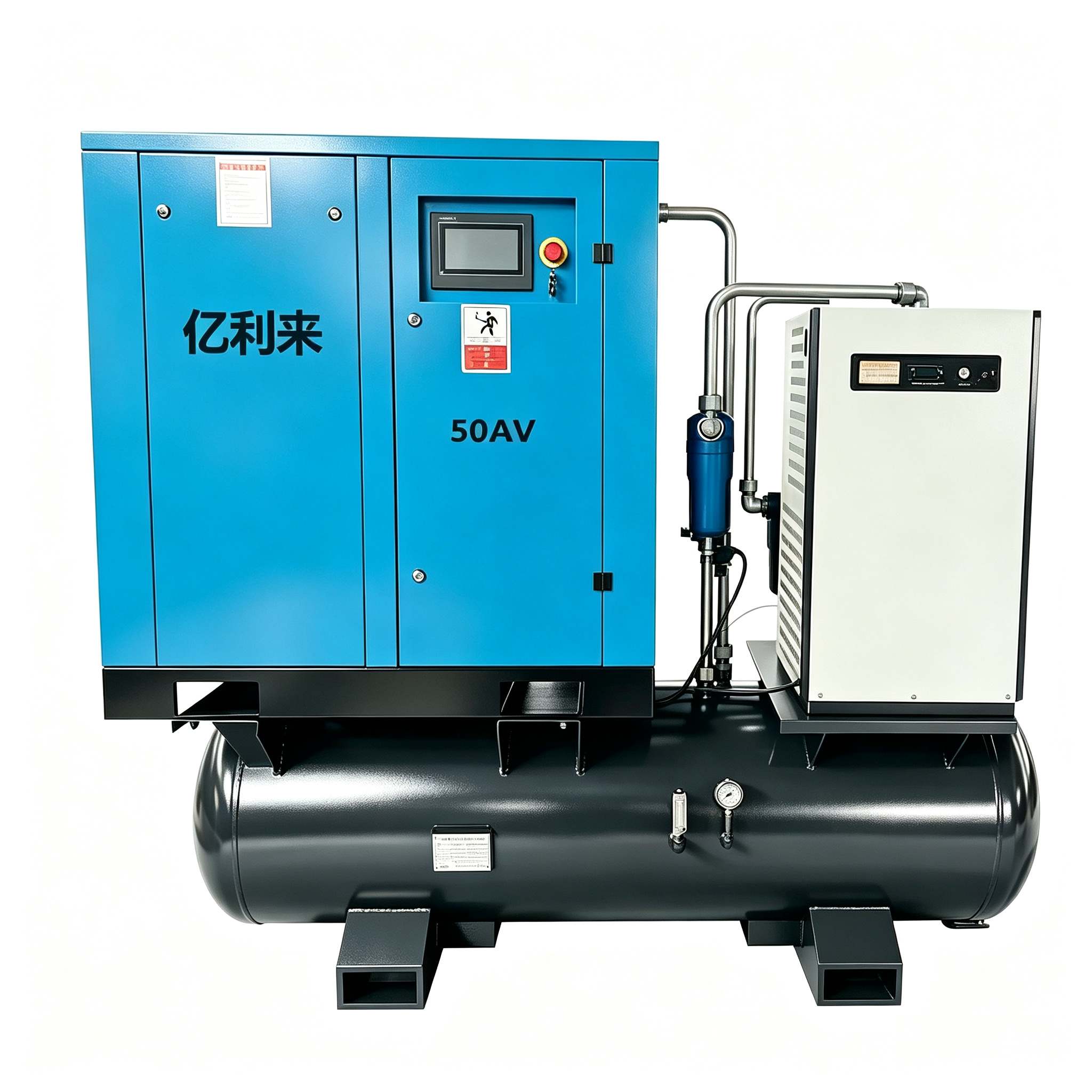 Máy nén khí tốc độ cố định 4 trong 1 áp suất cao 37kW