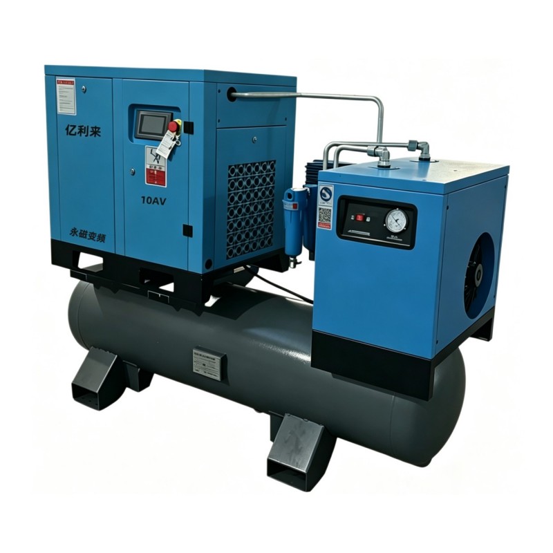 Máy nén khí VSD 7,5kW 8 thanh 4 trong 1 chiều