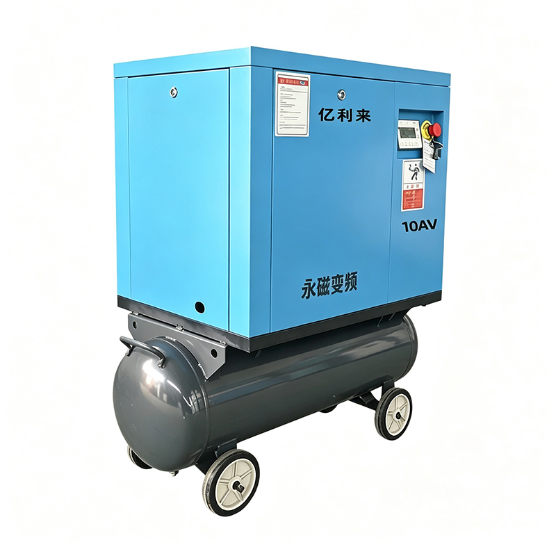 Máy nén khí trục vít một cấp VSD gắn trên thùng 8 bar 7,5kW